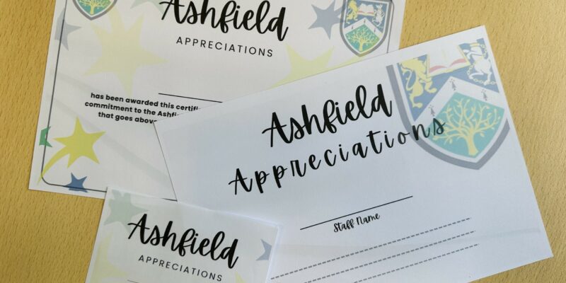 Appreciations Week - Student